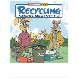 Stock Coloring Book - Recycling 