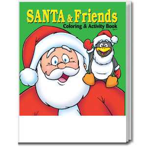 Stock Coloring Book - Santa and Friends 