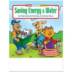Stock Coloring Book - Saving Energy and Water 