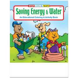 Stock Coloring Book - Saving Energy and Water 