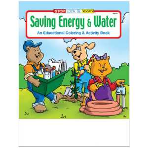 Stock Coloring Book - Saving Energy and Water 