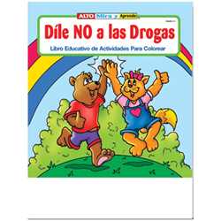 Stock Coloring Book - Say No to Drugs (Spanish) 