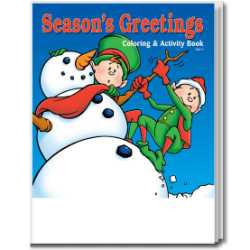 Stock Coloring Book - Seasons Greetings 