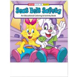 Stock Coloring Book - Seat Belt Safety 