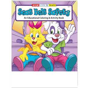 Stock Coloring Book - Seat Belt Safety 