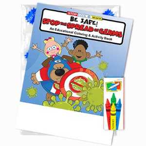 Stock Fun Pack - Be Safe: Stop the Spread of Germs   Safety, flu, cough, sneezing, Covid-19, common cold, firefighting, fire safety product, fire prevention product, firefighting coloring book, firefighting activity book, fire safety coloring book, fire safety activity book, fire prevention coloring book, fire prevention activity book