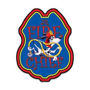 Jr FC Blue Dalmatian Plastic Clip-On Badge 
