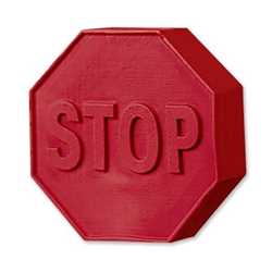 Stop Sign Pencil Top Eraser Erasers, stop sign, bus safety, fire safety, police safety, pencil eraser, school supplies