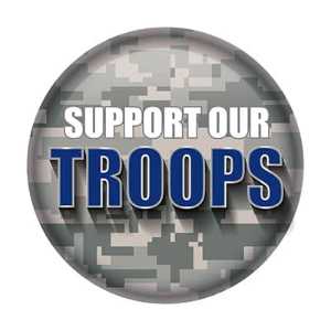 Support Our Troops Button buttons, support buttons, military, thank you miltary, 