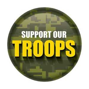 Support Our Troops Button buttons, support buttons, military, thank you miltary, 