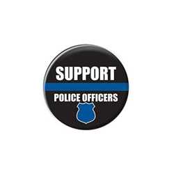 Support Police Officers Button buttons, support buttons, law enforcement, thank you police, 