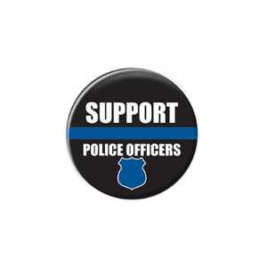 Support Police Officers Button buttons, support buttons, law enforcement, thank you police, 