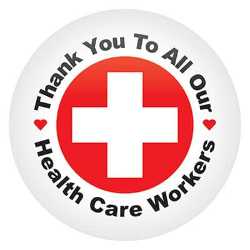 TY To All Our Health Care Workers Button buttons, support buttons, health care workers, thank you health care workers