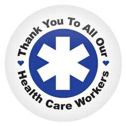 TY To All Our Health Care Workers Button buttons, support buttons, health care workers, thank you health care workers, healthcare worker
