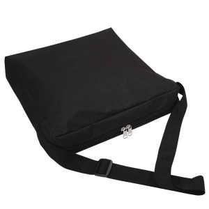 Black Table Throw Messenger Bag
