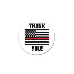 Thank You! Firefighters Button thin red line, thin red line button, buttons, support buttons, thank you, firefighters