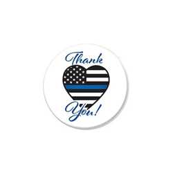 Thank You! Law Enforcement Button buttons, support buttons, law enforcement, thank you police, 
