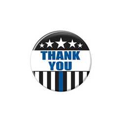 Thank You Law Enforcement Button buttons, support buttons, law enforcement, thank you police, 