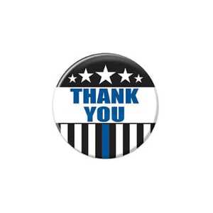 Thank You Law Enforcement Button buttons, support buttons, law enforcement, thank you police, 