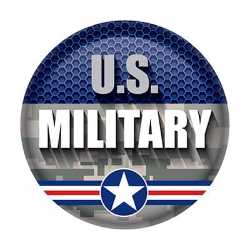 US Military Button buttons, support buttons, military, thank you miltary, 