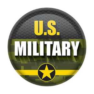 U.S. Military Button buttons, support buttons, military, thank you miltary, 