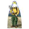 Wildland Firefighter Photo Prop - 23.5" x 45" - Smokey Bear firefighting, fire safety product, fire prevention, smokey, smokey bear, stand-out, wildland firefighter, wildland, wildfires, photo prop, cut out, wildfires, plastic, wildland firefighter photo prop, kids firefighter photo board, fire department event display, EMS community outreach items, police department children’s handouts, fire safety event props, firefighter photo backdrop, first responder promotional items