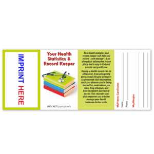 Pocket Pamphlet - Your Health Statistics  