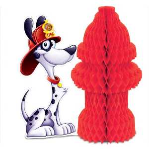 Fire Hydrant Centerpiece fire hydrant centerpiece, fire safety decorations, kids fire-safety display, fire department event materials, EMS community outreach, police department safety events, children’s fire-safety activities, public-education booth décor