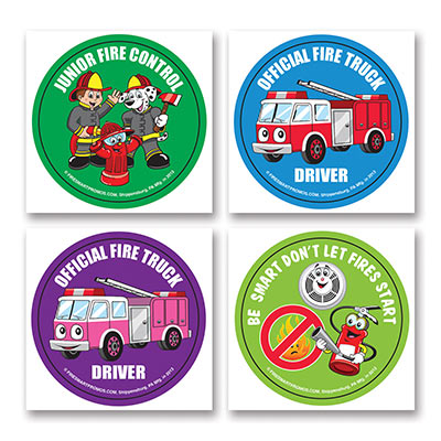 Fire Controller Sticker Fire Safety Fun Stickers - Junior Fire Control