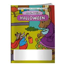 Stock Coloring Book - Halloween Haunted Holiday firefighting, fire safety product, fire prevention product, firefighting coloring book, firefighting activity book, fire safety coloring book, fire safety activity book, fire prevention coloring book, fire prevention activity book