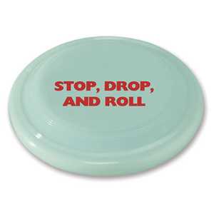 Glow In The Dark  9" Flyer firefighting, fire safety product, fire prevention, fire safety flyer, fire prevention flyer, firefighting flyer, fire safety toy, fire prevention toy, fire safety frisbee, fire prevention frisbee
