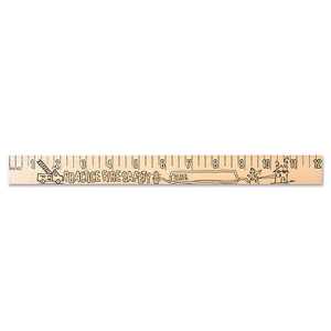 Fire Safety "U" Color Ruler - Custom Imprint firefighting, fire safety product, fire prevention, fire safety ruler, firefighting ruler, fire prevention ruler, fire safety school supplies, firefighting school supplies, custom ruler