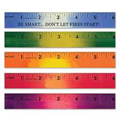Mood Wood Ruler firefighting, fire safety product, fire prevention, fire safety ruler, firefighting ruler, fire prevention ruler, fire safety school supplies, firefighting school supplies, custom ruler