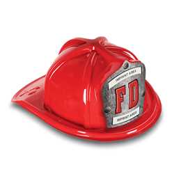 Fire Hat - Custom Silver FD Shield firefighting, fire safety product, fire prevention, plastic fire hats, fire hats, kids fire hats, junior firefighter hat, custom fire hat