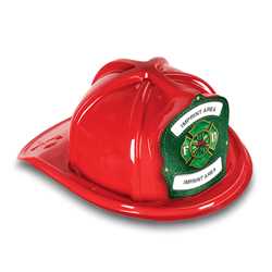 Fire Hat - Custom Green Maltese Cross Shield firefighting, fire safety product, fire prevention, plastic fire hats, fire hats, kids fire hats, junior firefighter hat, custom fire hat