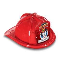 Fire Hat - Custom Red Dalmatian Shield firefighting, fire safety product, fire prevention, plastic fire hats, fire hats, kids fire hats, junior firefighter hat, custom fire hat