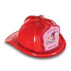 Fire Hat - Custom Pink Dalmatian Shield firefighting, fire safety product, fire prevention, plastic fire hats, fire hats, kids fire hats, junior firefighter hat, custom fire hat