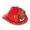 Fire Hat - Custom Red/Gold Engine Number/Text Shield firefighting, fire safety product, fire prevention, plastic fire hats, fire hats, kids fire hats, junior firefighter hat, custom fire hat