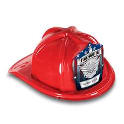 Fire Hat - Custom Silver Jr. FF Shield firefighting, fire safety product, fire prevention, plastic fire hats, fire hats, kids fire hats, junior firefighter hat, custom fire hat