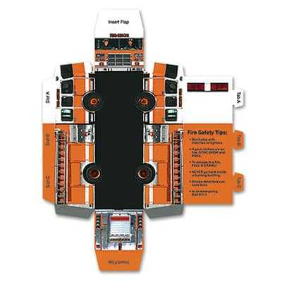 Orange/White