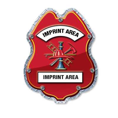 IS6 - Imprinted FF Scramble Sticker Badge