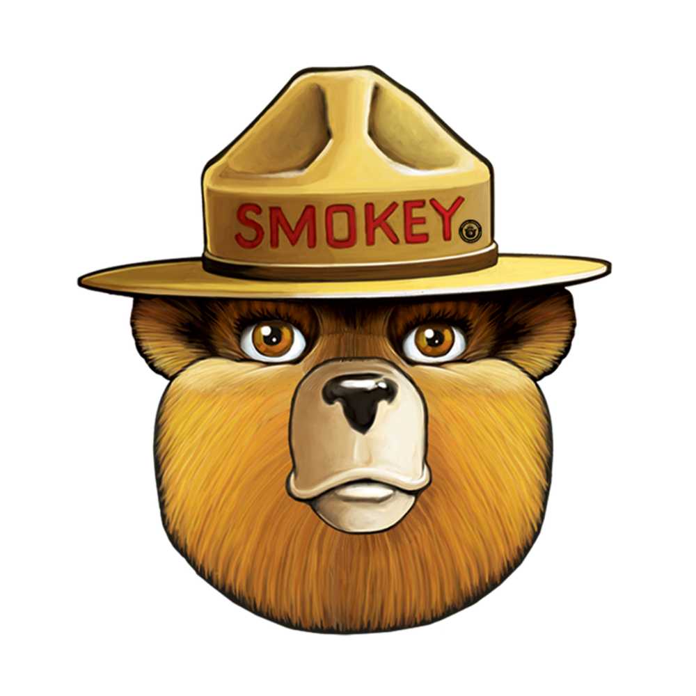 smokey bear tobacco Logo caused wildfires SMOKEY BEAR CIGARS & CAFE